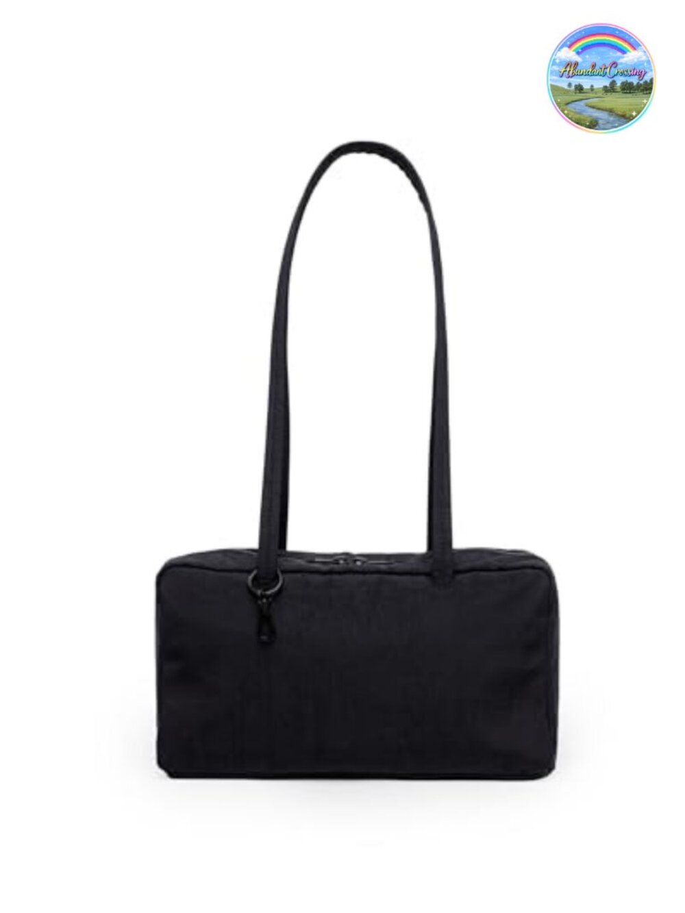Recycled Nylon Bowler Bag ~ 14" Drop Shoulder Straps